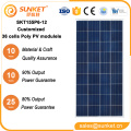 Painel solar flexível 155w Painel solar com certificado completo de venda na Índia